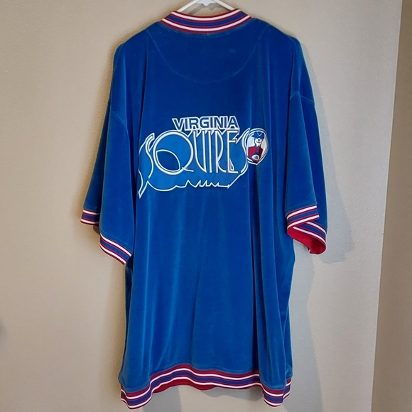 Virginia Squires ABA velour 1/4 Zip Top Size  XXL - Picture 6 of 6